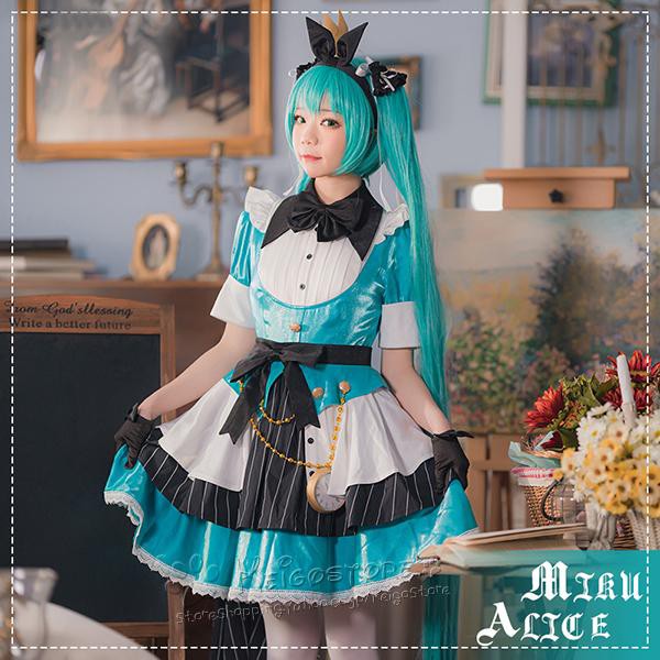 送料無料】新品発売 初音ミク 風 アリス Alice miku コスプレ衣装